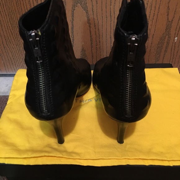 Bootie peep toe sandals butter soft leather - Picture 3 of 5